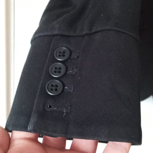 DIESEL - Leather collar blazer- Sz L - Picture 4 of 13